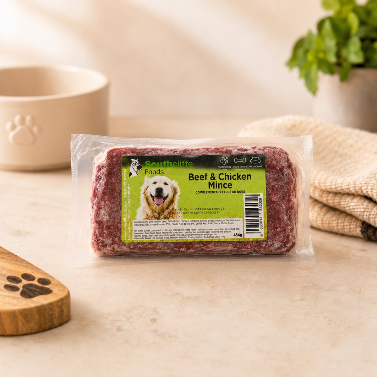 Southcliffe Beef & Chicken Mince - 24 x 454g 90/10