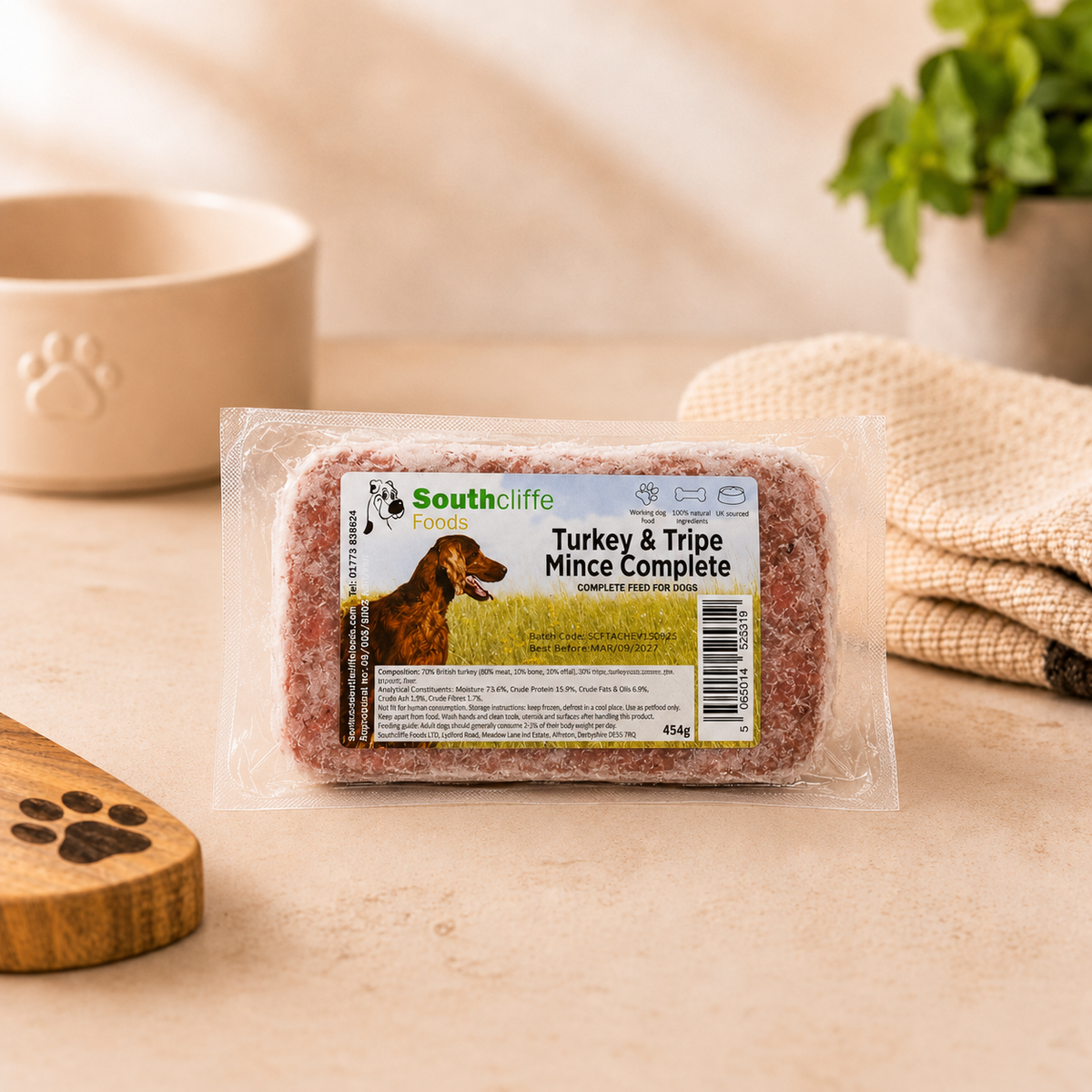 Southcliffe Turkey & Tripe Complete - 24 x 454g 80/10/10