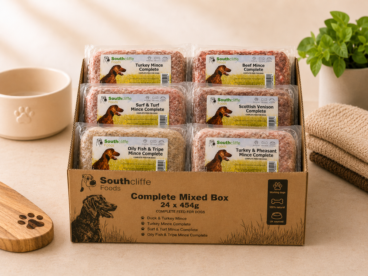 Southcliffe Mixed Box Complete – 24 x 454g 80/10/10