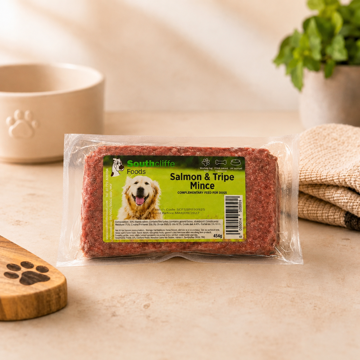 Southcliffe Salmon & Tripe Mince - 24 x 454g 90/10