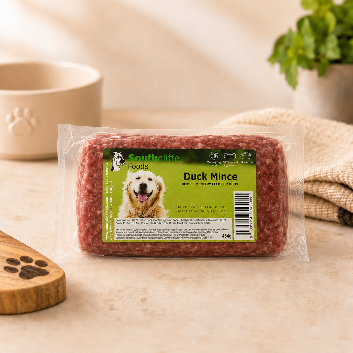 Southcliffe Duck Mince - 24 x 454g 90/10