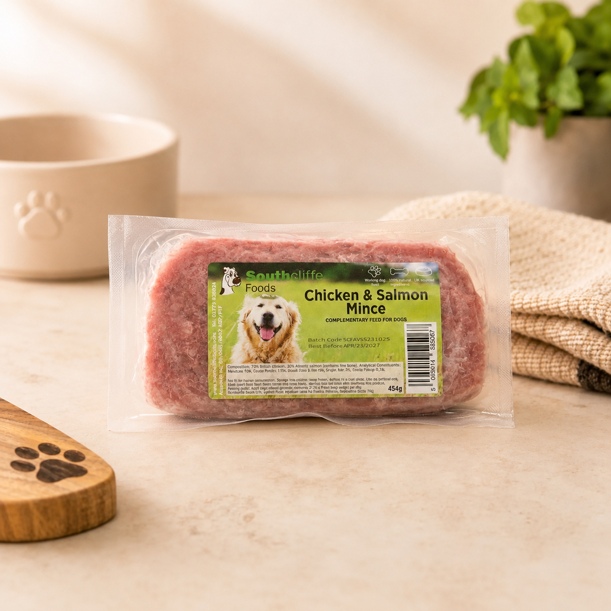 Southcliffe Chicken & Salmon Mince - 24 x 454g 90/10