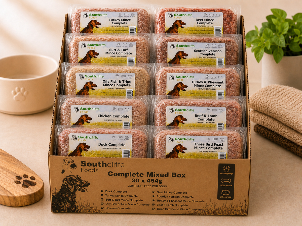 Southcliffe 30-Day Raw Complete Mixed Box – 30 x 454g 80/10/10
